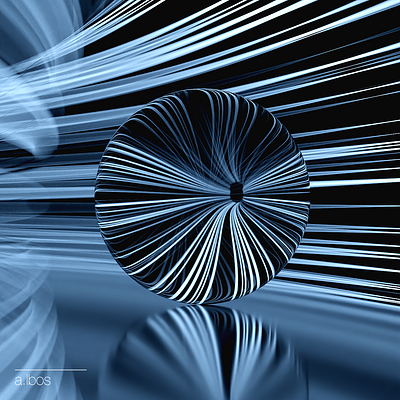 Time 3d abstract design generative imagery render time