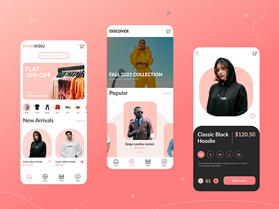 E-commerce Mobile App application application design design ecommerce graphic design logo ui ux