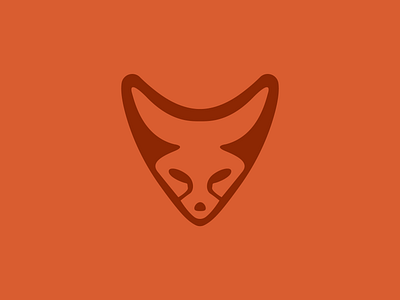 Fennec fox branding cute design drawing fox icon illustration illustrator logo orange vector