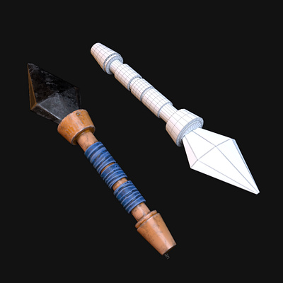 Stone Dagger 3d 3d 3d illustration 3d modeling game asset game design game ready maya vray