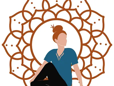 Yoga Illustration graphic design illustration yoga