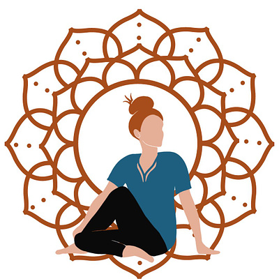 Yoga Illustration graphic design illustration yoga