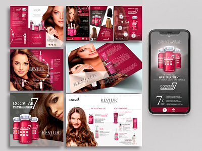 REVIUR USA beauty cosmetics digital flyer flyers graphic design health and beauty