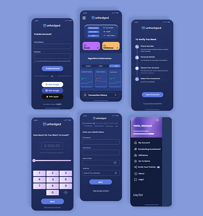 Fintech App ui
