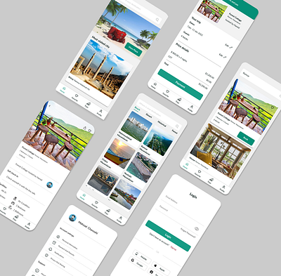 Rental Accommodation App ui