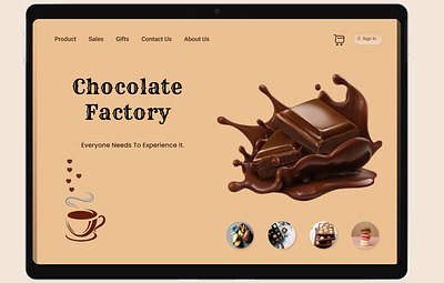 chocolate shop web