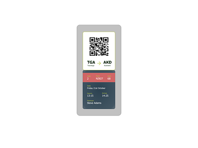 DailyUI 024 - Boarding Pass aeroplane boarding boardingpass dailyui dailyui024 dailyuichallenge design practise travel ui