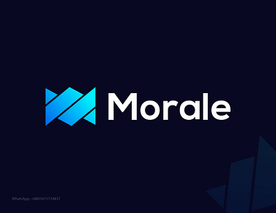 M Modern Minimalist Logo Design