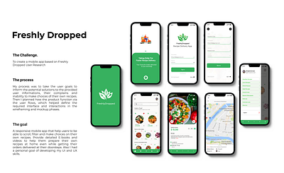 Freshly dropped case study app mobileapp ui ux