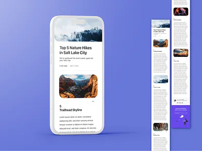 Basic Article: UI/UX Design Exercise article mobile newsletter product design san antonio texas ui ux