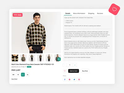 E-Commerce Shop daily ui e commerce shop e commerce shop desing product page ui desing single page ui design ui design ux design website design website product page