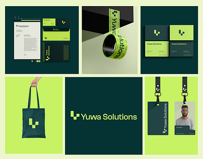 Yuwa Solutions - Visual Identity adobeillustrator brand designer brand identity brand identity designer brand strategy brand studio branding consulting design design agency firm graphic design logistics logo logo designer logo designs logotype mockup typography visual identity