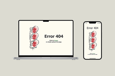 404 Page / Daily UI#008 404 page daily ui error error 404 figma illustration ui ux uxui web