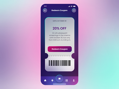 Redeem Coupon app branding dailyui design graphic design ui ux vector