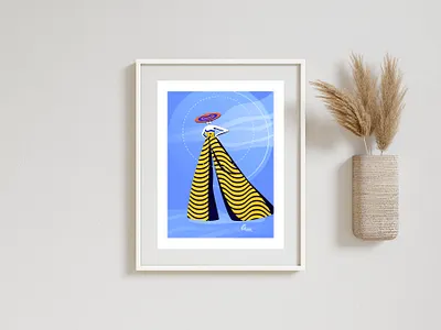 Summer mood annamukhina blue hapinness illustration motion design summer summermood woman yellow