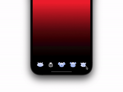App animated icon menu ui design animated ui animation app app animation app buttons app icon app menu apps design design icon app icon swift swiftui ui xcode