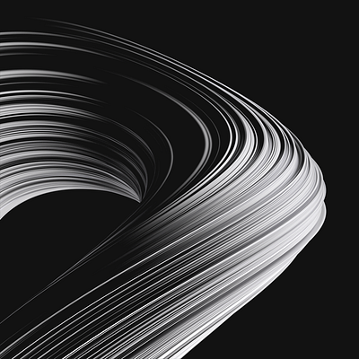 Lines 3d abstract design generative render