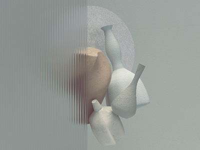 Personal explorations - To Honor Giorgio Morandi art c4d design wallpaper