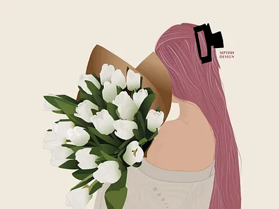 Custom Portrait 2d art casualportrait customdesign customportrait design digitalart digitaldrawing digitalpainting etsy etsyshop fashionillustration femaleportrait flatdesign graphic design illustration illustrator personalizedart portrait vector