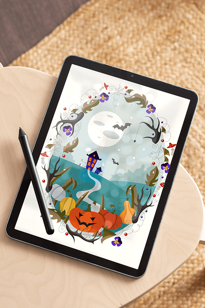 Хэллоуин branding design drawing graphic design illustration logo ui vector хэллоуин