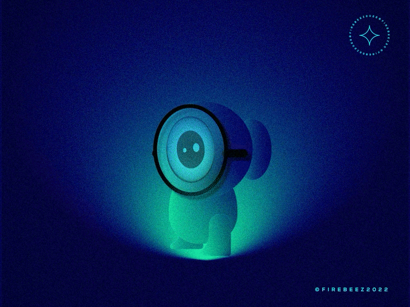 OROBO Funny Robot animation art blackonewhitegk concept firebeez illustration illustrator motion motiongraphics robo robot robotanimation