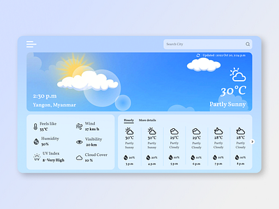 Weather daily ui design ui weather