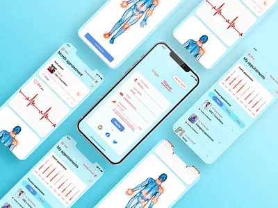 Doctor App UI/UX Kit app branding design designers developer doctor doctor apps graphic design illustration logo mobile mobile app design mobile apps mobile apps designer mobile problem ui ui uiux uiux design user experience user interface