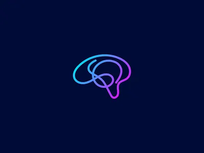Modern Gradient Brain Logo Design abstractart behance brainlogo branding creativedesign dribbble gradientdesign graphic design logo logodesign minimallogo modernbranding neuroscience techlogo