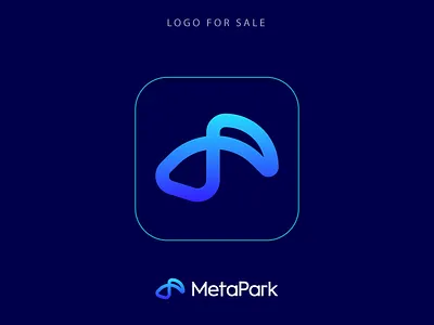 metapark logo design 2023 2023 logo trends best logo branding creative logo crypto logo logo logo design logo inspiration meta meta logo designer meta logo idea meta mark metapark metaverse modern nft nft logo technology vector