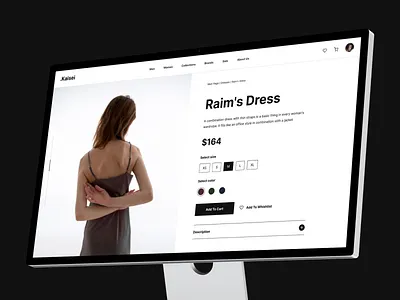 Product Page Concept clean clean design clothing creative design creative design design e commerce shop e shop ecommerce interface minimalism product card product page promo shop ui ux web design