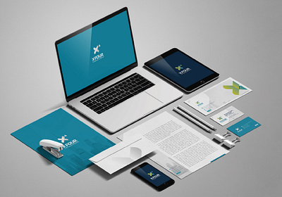 X4: Stationery brand branding graphic design identity stationery visualdesign