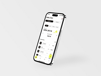 Finance Mobile App app banck brand identity branding concept design earning finance fintech income ios loss mobile money profit responsive spent ui ux website design