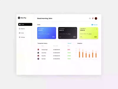 Dashboard animation animation app design dailyuichallenge dashboard design figma mobile app mobile design motion graphics saas ui ui design uiux user experience user interface ux ux design web app