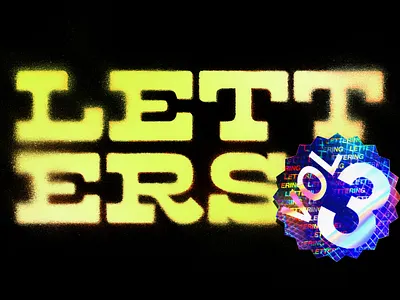 Letters vol. 3 - Lettering Collection behance details lettering portfolio procreate