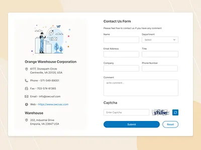 Contact Web page Concept contact contact design contact page contact page design contact ui contact ui ux contact us design ui website website contact website desigh
