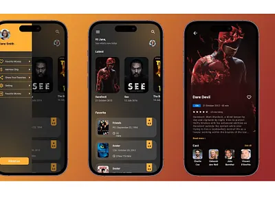 Movie Shop Application adobexd daredevil design figma mehrabbozorgi mobile app design mobile app ui design mobile design movie movie shop movie shop app persiandesign ui uidesign uiux