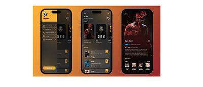 Movie Shop Application adobexd daredevil design figma mehrabbozorgi mobile app design mobile app ui design mobile design movie movie shop movie shop app persiandesign ui uidesign uiux