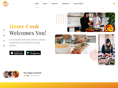 Home Cook UI|UX app branding design graphic design illustration logo typography ui ux vector