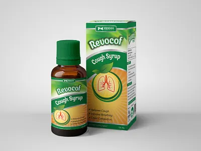 Cough Syrup Design box design branding cough cough syrup cough syrup box cough syrup label dry cough label box pharma box syrup syrup box syrup label