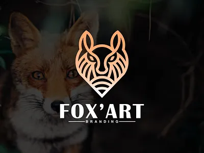 fox logo concepts branding design graphic design illustration logo motion graphics typography ui ux vector