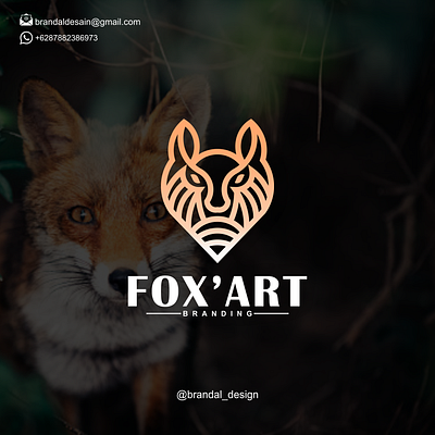 fox logo concepts branding design graphic design illustration logo motion graphics typography ui ux vector