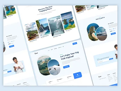 Travel Landing Page Design agency landing landing page travel travel agency travel landing page traveler traveling ui ui design uiux ux ux design web web page webpage website website design website landing website landing page