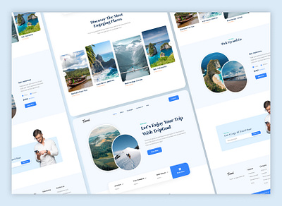 Travel Landing Page Design agency landing landing page travel travel agency travel landing page traveler traveling ui ui design uiux ux ux design web web page webpage website website design website landing website landing page