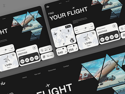 Find Flight black and white figma find flight flight booking flight booking website hero page landing page ui ui design uiux ux design web page website website design