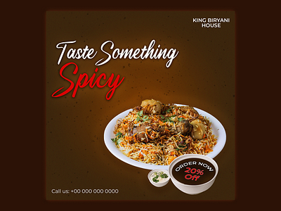King Biryani House Post Design advertis advertising design advertising post design branding graphic design post design social media design