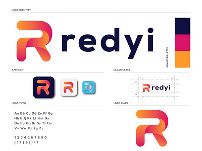 Redyi Logo + Icon art artist artwork brandidentity branding design design graphic graphic design graphics illustration illustrator logo logodesigner logodesigns logoinspirations logomaker logos brand logotype typography vector