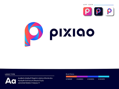 Pixiqo Logo + Icon art artist artwork brandidentity branding busines design graphic design graphics icon illustration illustrator logo logodesigner logodesigns logoinspirations logomaker logos brand typography vector