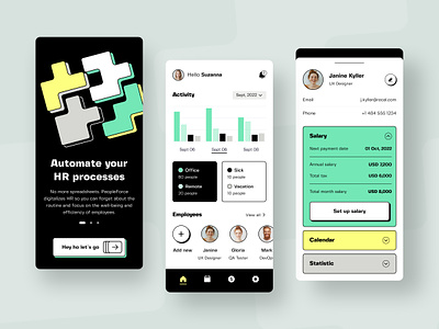 Puzzle - HRM SaaS Mobile App android app design application application design digital product hr hrm human resources ios app ios app design mobile app mobile app design mobile app screens mobile apps mobile interface mobileapp saas software as a product tool ui ux