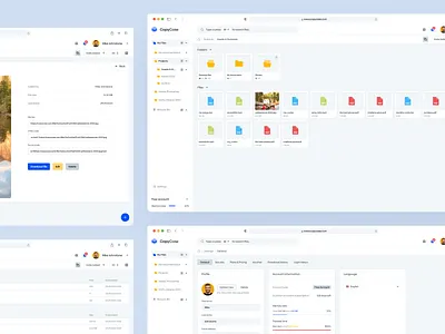 CopyCase.com - Desktop app application cloud design desktop app drive file file manager security ui user interface ux webdesign website