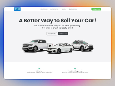 Driveo Website Redesign agency company hero page home page homepage design redesign saas ui website website design